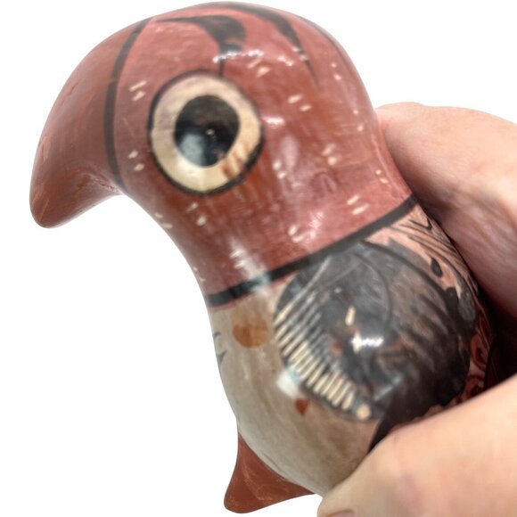 Tonala Mexico Pottery Hand Painted Toucan Ceramic Bird Folk Art Ceramic Vintage - Picture 8 of 12